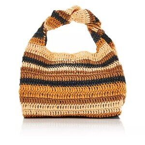 A.L.C. Parker Raffia Tote Multicolor Striped Handwoven Summer Bag ALC